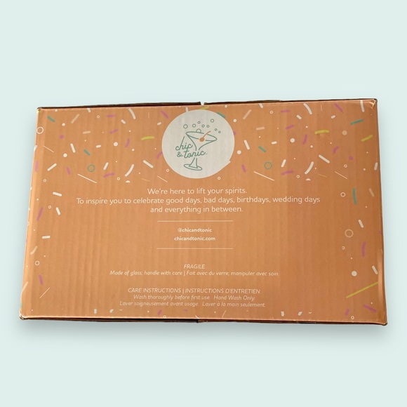 Chic & Tonic Pineapple Lowball Glasses Set of 4 in Box - Picture 6 of 12